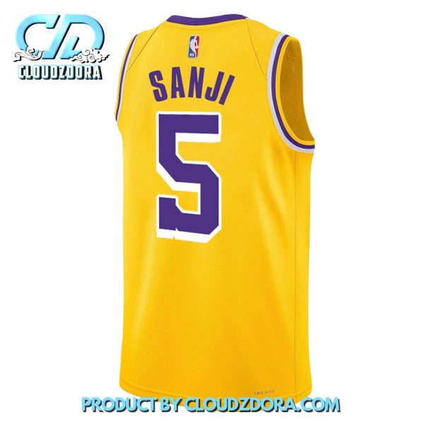 LA Lakers X One Piece Sanji Basketball Jersey