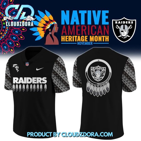 Las Vegas Raiders NFL 2024 Native American Heritage Month Football Jersey