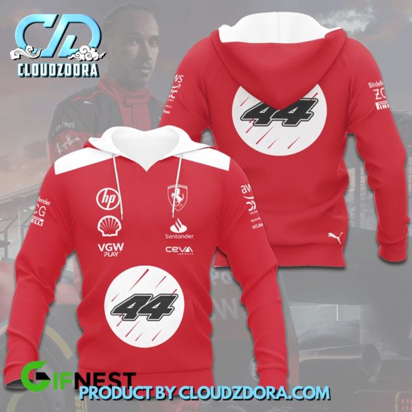 Lewis Hamilton 44 x Ferrari Limited Hoodie