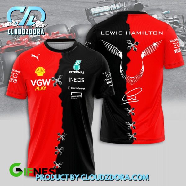 Lewis Hamilton x Mercedes x Ferrari Shirt