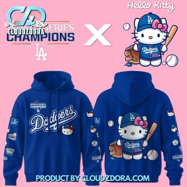 Los Angeles Dodgers Hello Kitty Limited Edition Hoodie 2024