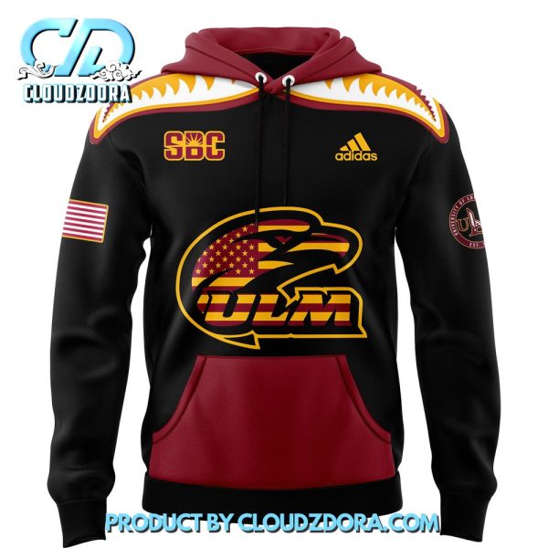 Louisiana-Monroe Warhawks Football Salute to Service Premium Hoodie