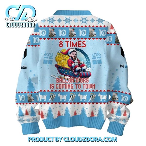 Messi All I Want For Christmas 2024 Ugly Christmas Sweater