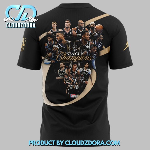 Milwaukee Bucks Champions NBA Cup Shirt 2024