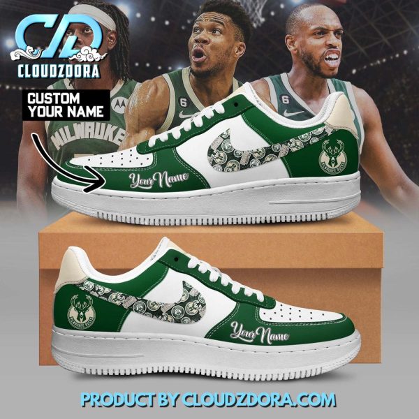 Milwaukee Bucks NBA Customized Nike Air Force 1