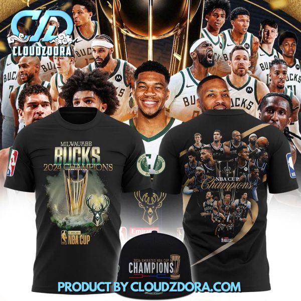 Milwaukee Bucks NBA In Season Tournament Champions Locker Room Shirt