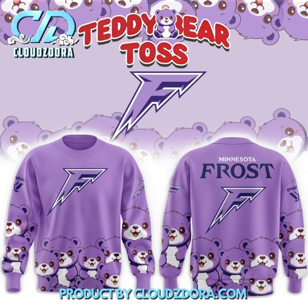 Minnesota Frost Teddy Bear Toss Special Sweatshirt