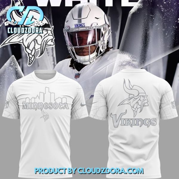 Minnesota Vikings NFL 2024 “Winter Warrior” White Shirt