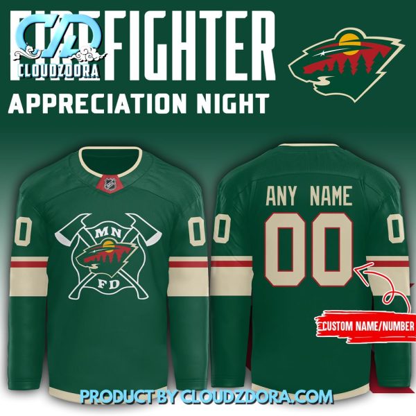 Minnesota Wild x 2024 Firefighter Appreciation Night Hockey Jersey