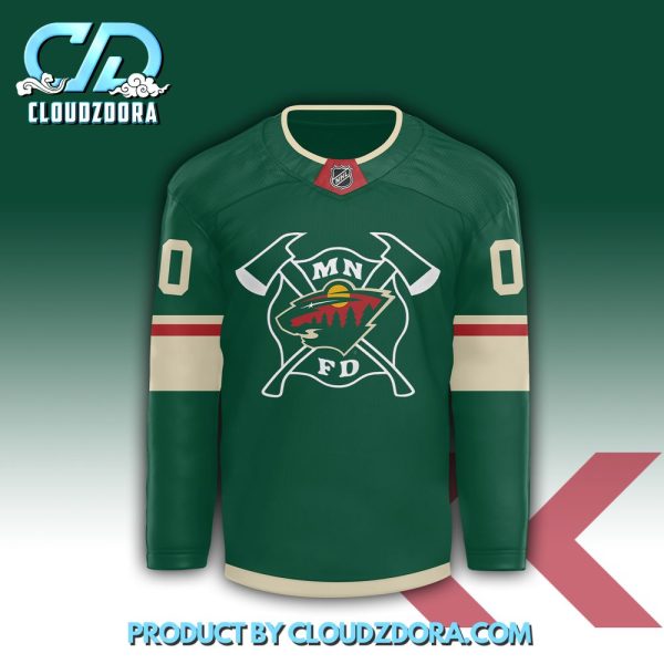 Minnesota Wild x 2024 Firefighter Appreciation Night Hockey Jersey