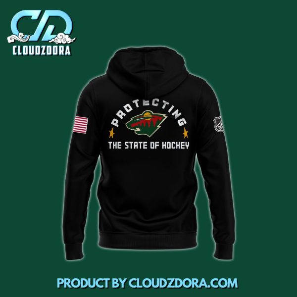 Minnesota Wild x 2024 Firefighter Appreciation Night Premium Hoodie