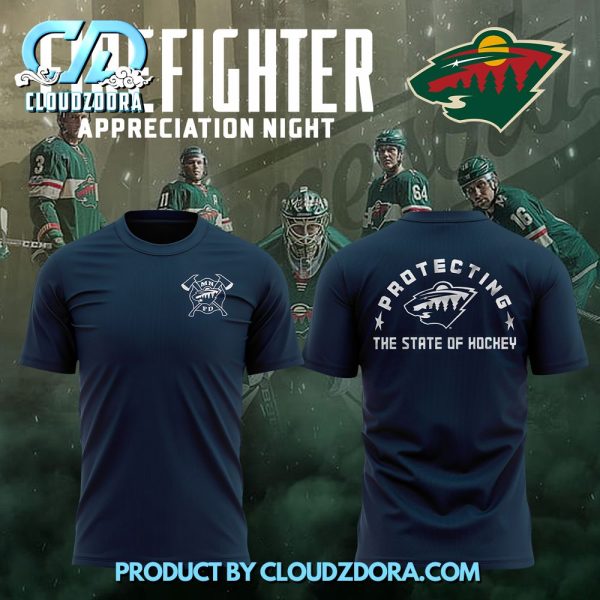 Minnesota Wild x 2024 Firefighter Appreciation Night Premium Shirt