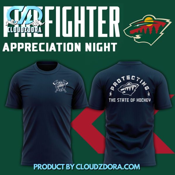 Minnesota Wild x 2024 Firefighter Appreciation Night Premium Shirt