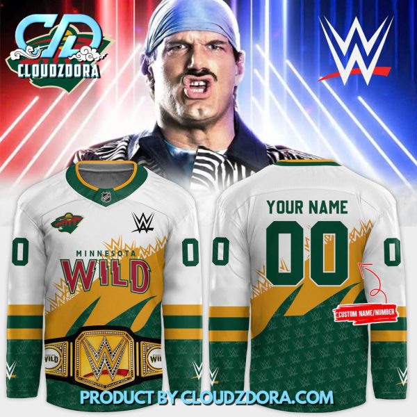 Minnesota Wild x 2024 WWE Night Premium Hockey Jersey