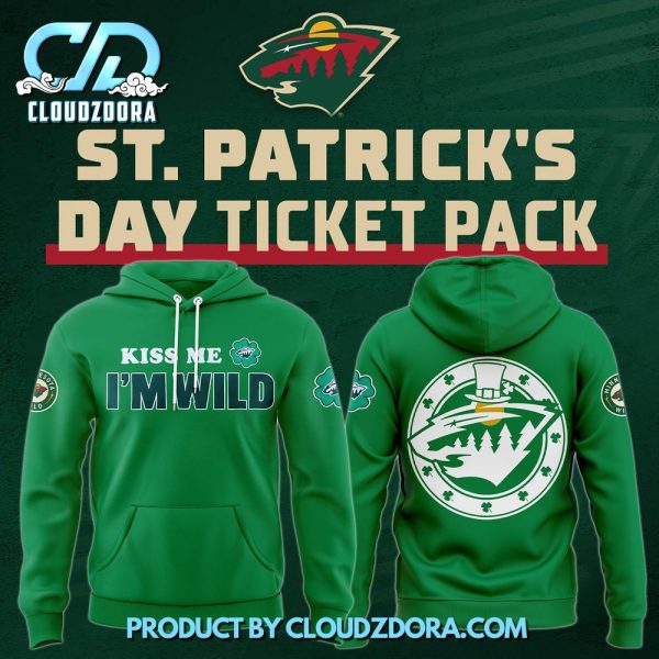 Minnesota Wild x 2025 St. Patrick’s Day Premium Hoodie