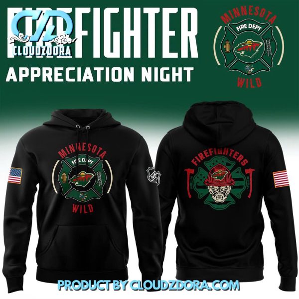 Minnesota Wild x Firefighter Appreciation Night Hoodie