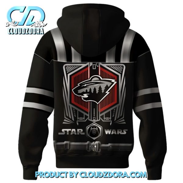 Minnesota Wild x Star Wars Night 2024 Black Hoodie Set