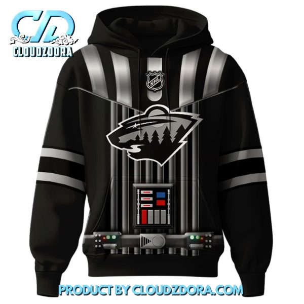 Minnesota Wild x Star Wars Night 2024 Black Hoodie Set