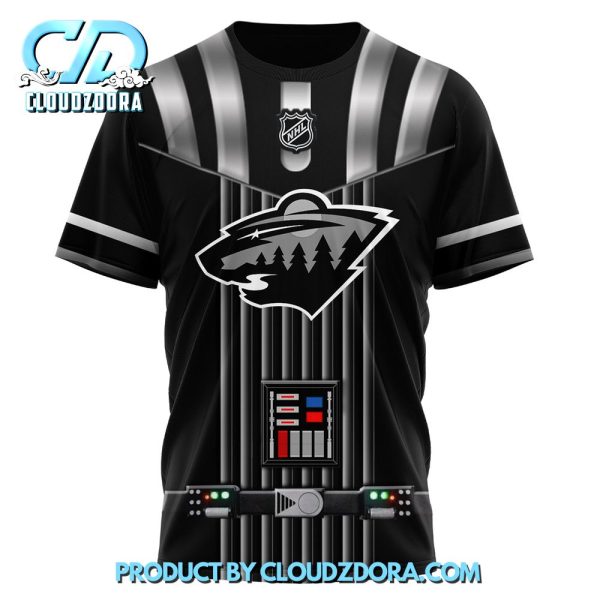 Minnesota Wild x Star Wars Night 2024 Black Shirt