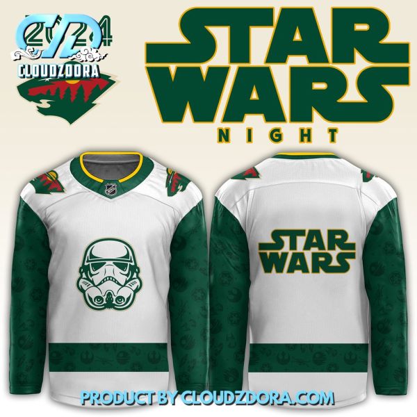 Minnesota Wild x Star Wars Night 2024 Hockey Jersey