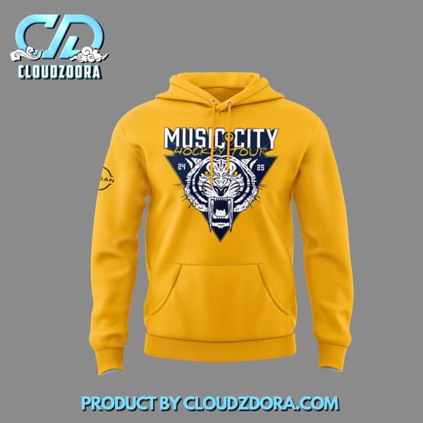 Nashville Predators Music City Hockey Tour 2025 Hoodie