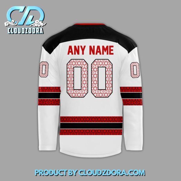 New Jersey Devils x Jewish Heritage Night 2024 Hockey Jersey