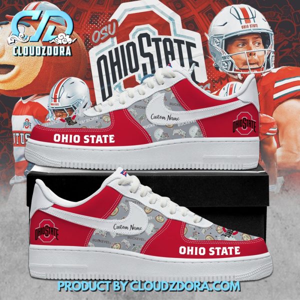 Ohio State Buckeyes New Personalized 2025 Nike Air Force 1