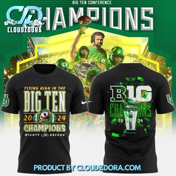 Oregon Ducks 2024 Big Ten Football Conference Champions Locker Room Shirt