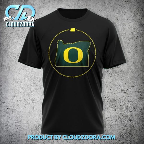 Oregon Ducks Mighty Oregon Quack Attack Black Shirt