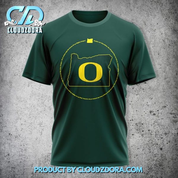 Oregon Ducks Mighty Oregon Quack Attack Green Shirt