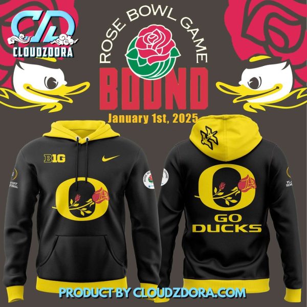 Oregon Ducks Rose Bowl Game Bound 2025 Hoodie Set