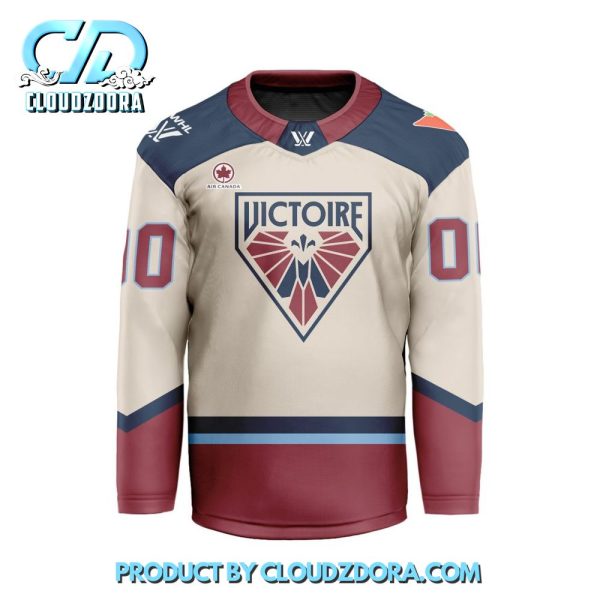 PWHL Montreal Victoire Personalized 2024-2025 Away Hockey Jersey