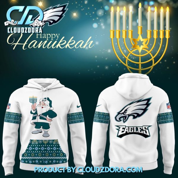 Philadelphia Eagles x Hanukkah Christmas Hoodie