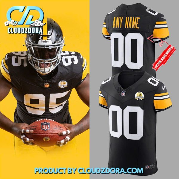 Pittsburgh Steelers Throwback 50th Anniversary Football Jersey