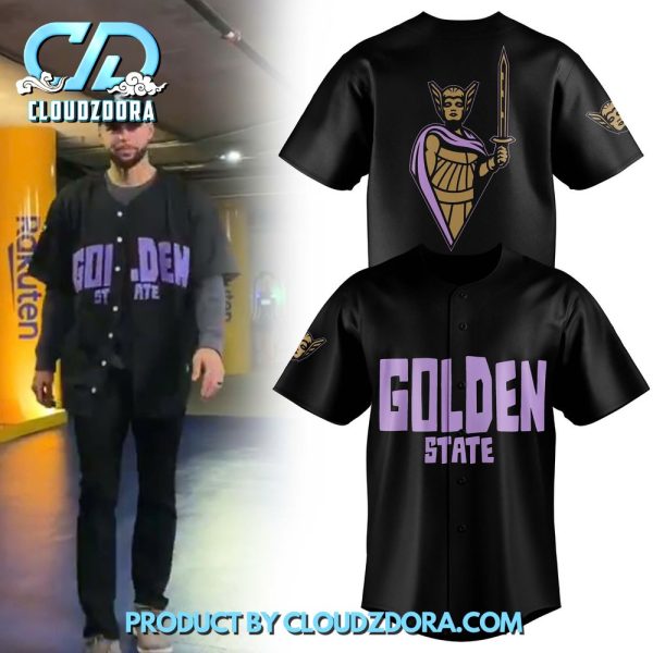 Playa Society Black Golden State Valkyries Secondary Baseball Jersey