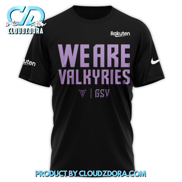 Playa Society Black Golden State Valkyries Secondary Shirt