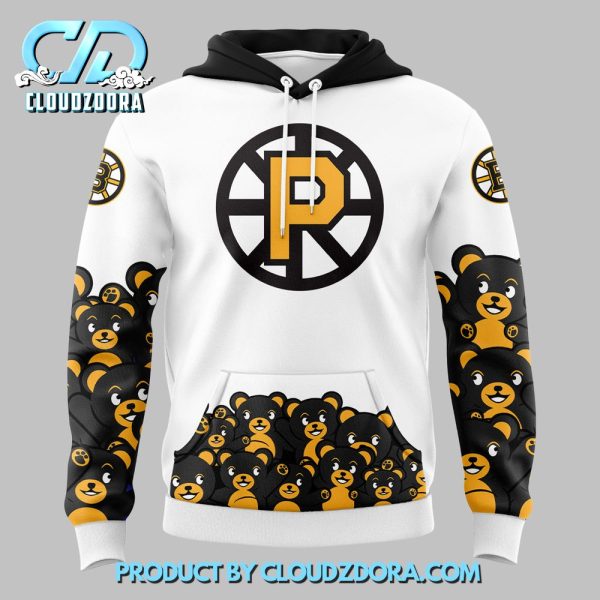 Providence Bruins Teddy Bear Hoodie 2024