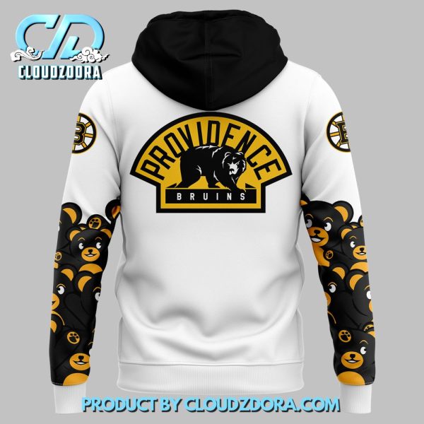 Providence Bruins Teddy Bear Hoodie 2024