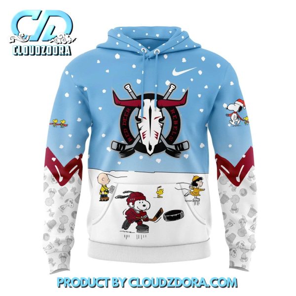 Red Deer Rebels Peanuts and Snoopy Nike Hoodie Set