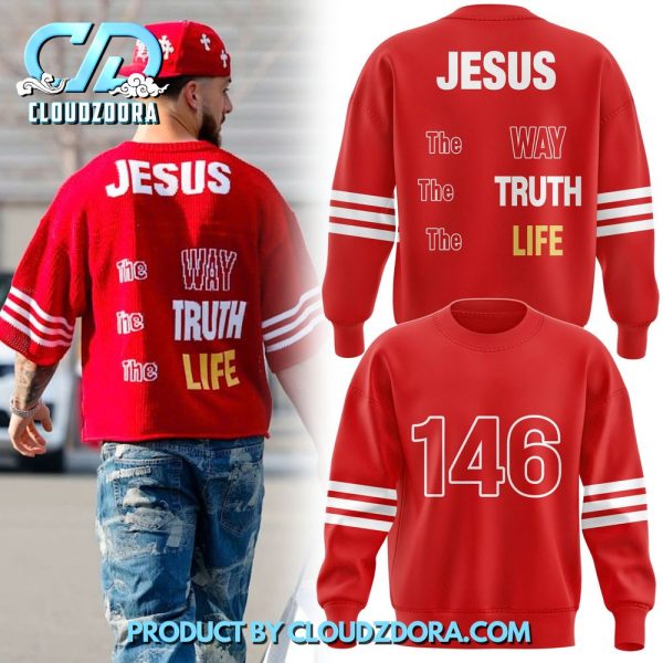 San Francisco 49ers WR Ricky Pearsall x John 14:6 Sweatshirt