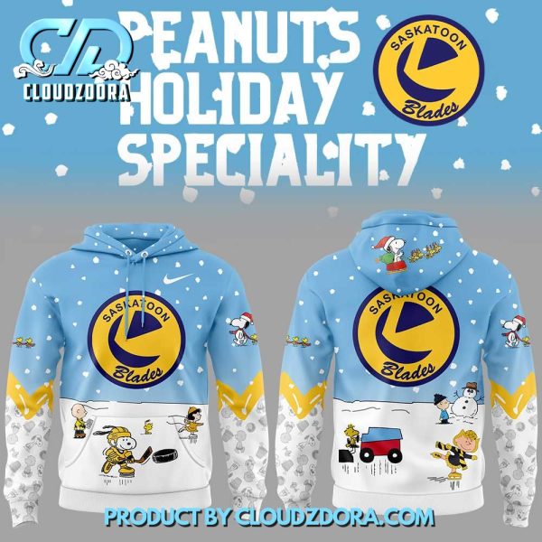 Saskatoon Blades Peanuts and Snoopy Nike Hoodie Set