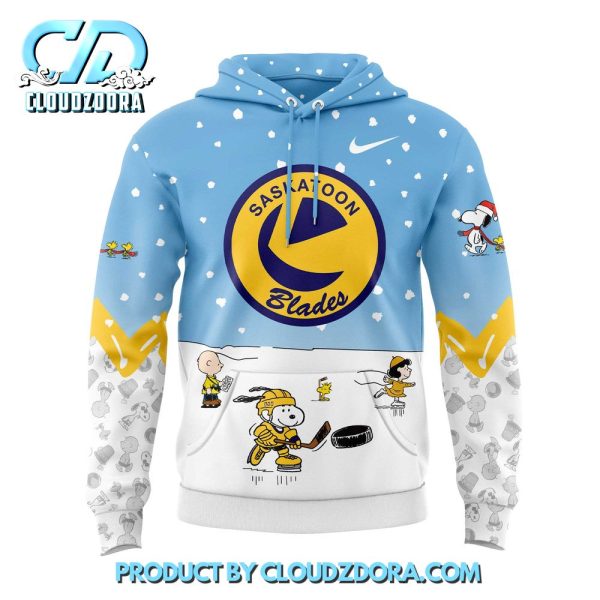 Saskatoon Blades Peanuts and Snoopy Nike Hoodie Set