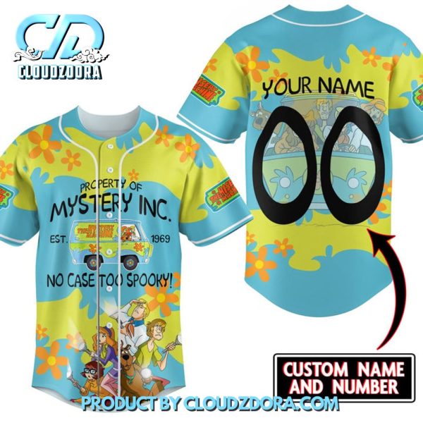 Scooby-Doo No Case Too Spooky Customized Baseball Jersey