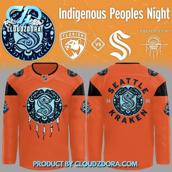 Seattle Kraken Indigenous Peoples Night Hockey Jersey