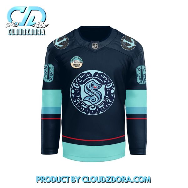 Seattle Kraken x 2024 NHL Native American Heritage Month Hockey Jersey