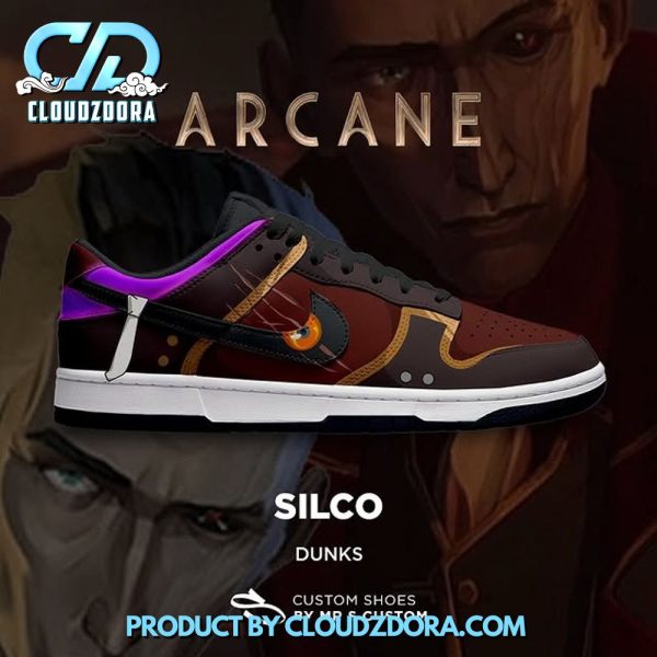 Silco Arcane TV Series 2024 Nike Dunk Shoes