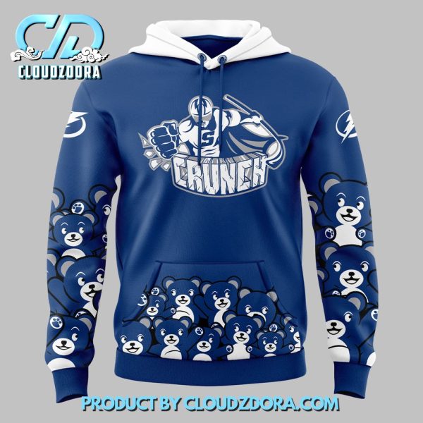 Syracuse Crunch Blue Teddy Bear Hoodie 2024