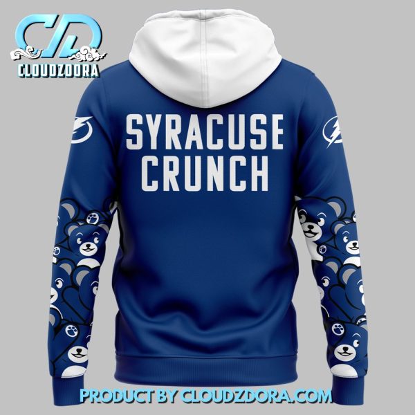 Syracuse Crunch Blue Teddy Bear Hoodie 2024