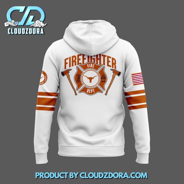 Texas Longhorns x 2024 Firefighter Appreciation White Hoodie