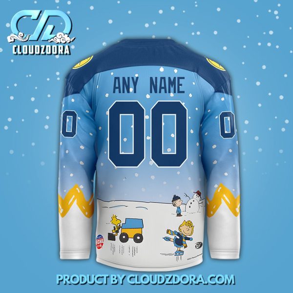 Toledo Walleye x Peanuts Night Limited Edition Hockey Jersey